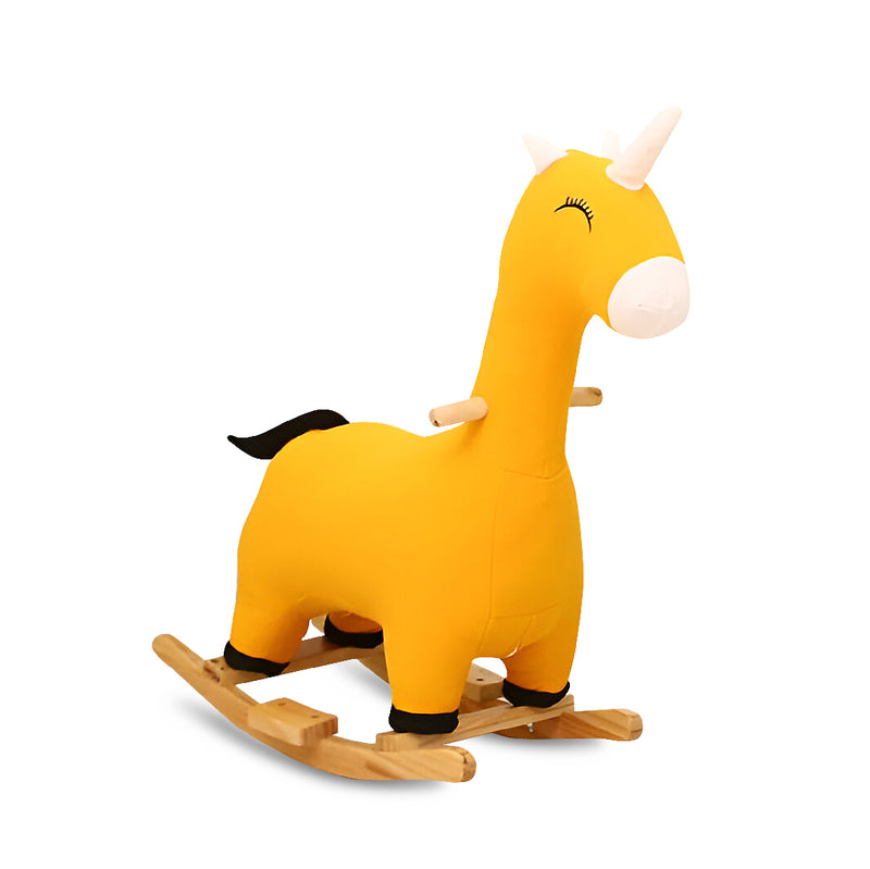 KIDS Rocking Unicorn Mustard Yellow