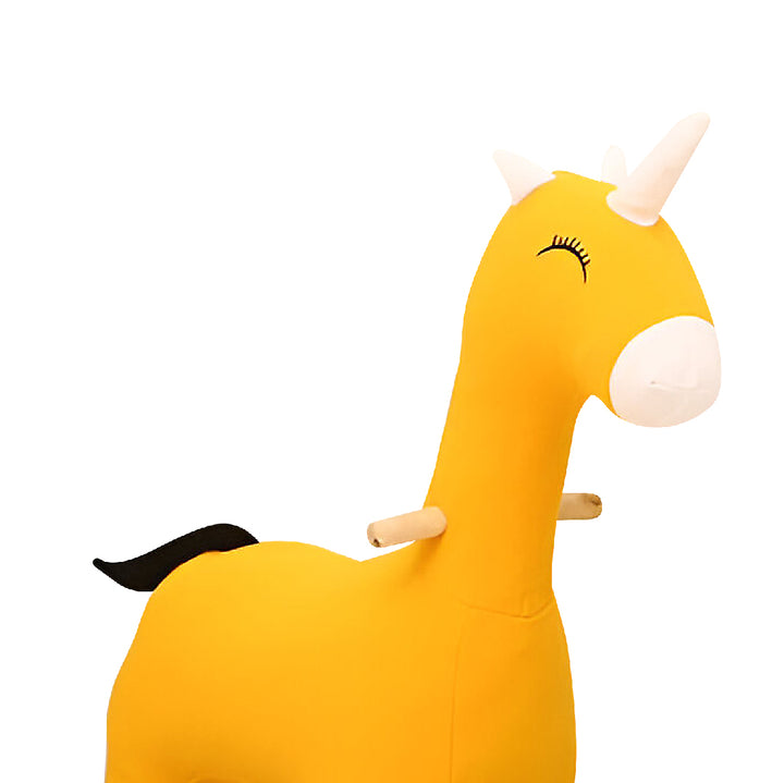 KIDS Rocking Unicorn Mustard Yellow