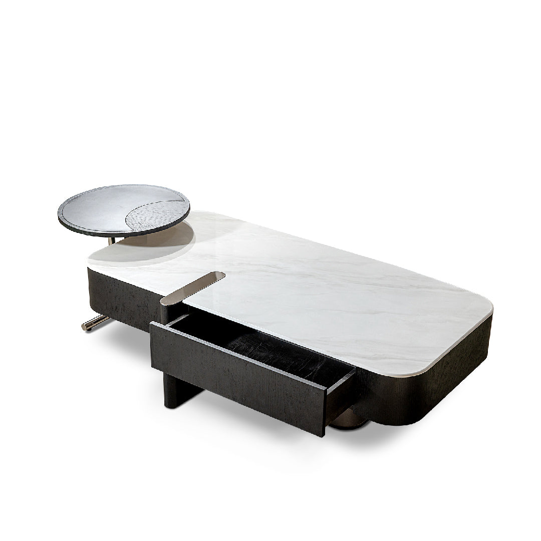 KITTO Crystal Marble Coffee Table