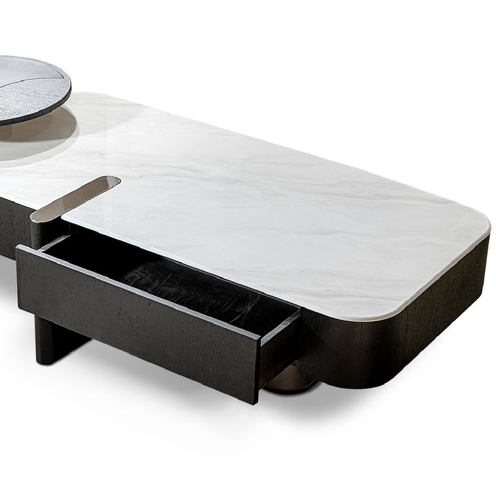 KITTO Crystal Marble Coffee Table