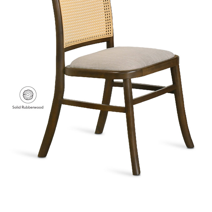 ZUKUMI Walnut Dining Set