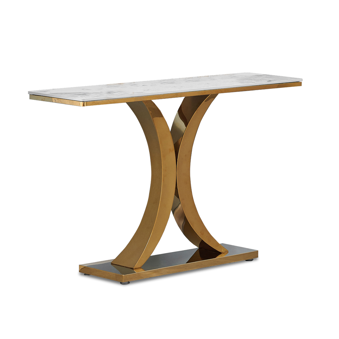 LATHAN Ceramic Console Table