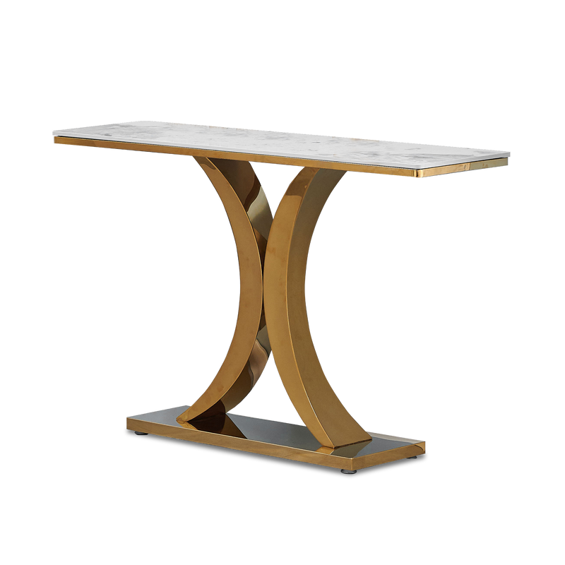 LATHAN Ceramic Console Table
