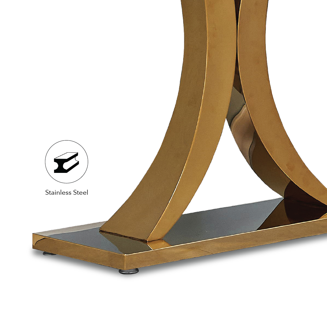 LATHAN Ceramic Console Table