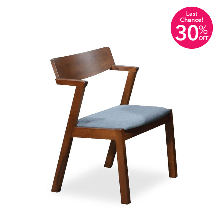 LATVIANE Dining Chair (Walnut)