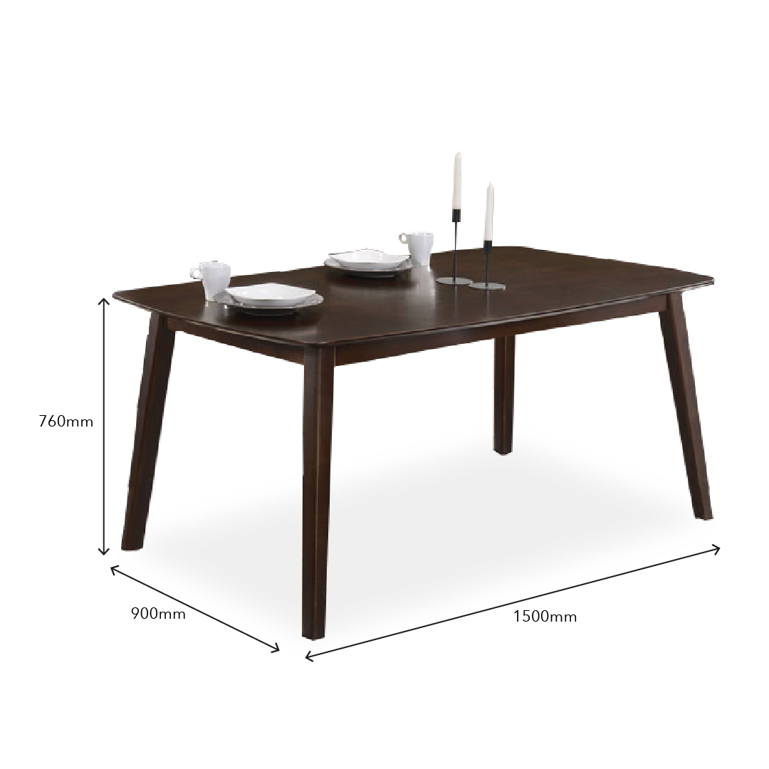 LERIDA Wooden Dining Set