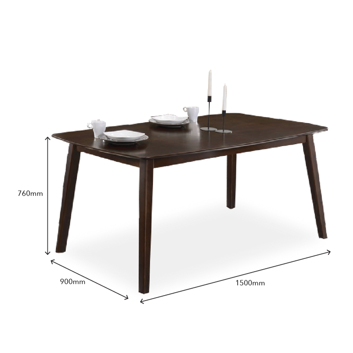 LERIDA Wooden Dining Set