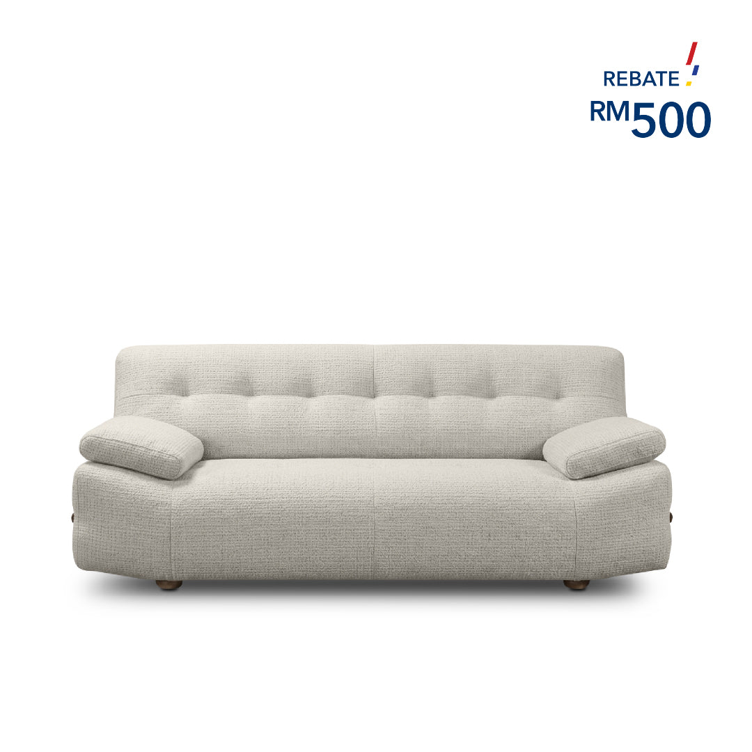 LONDRIS Arm 2 Seater Sofa Chateau Gray