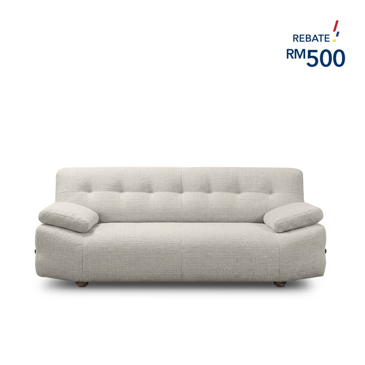LONDRIS Arm 2 Seater Sofa Chateau Gray