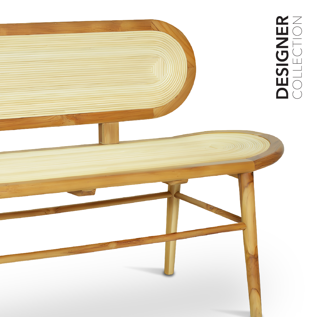 LULABY Bench Solid Natural Teak
