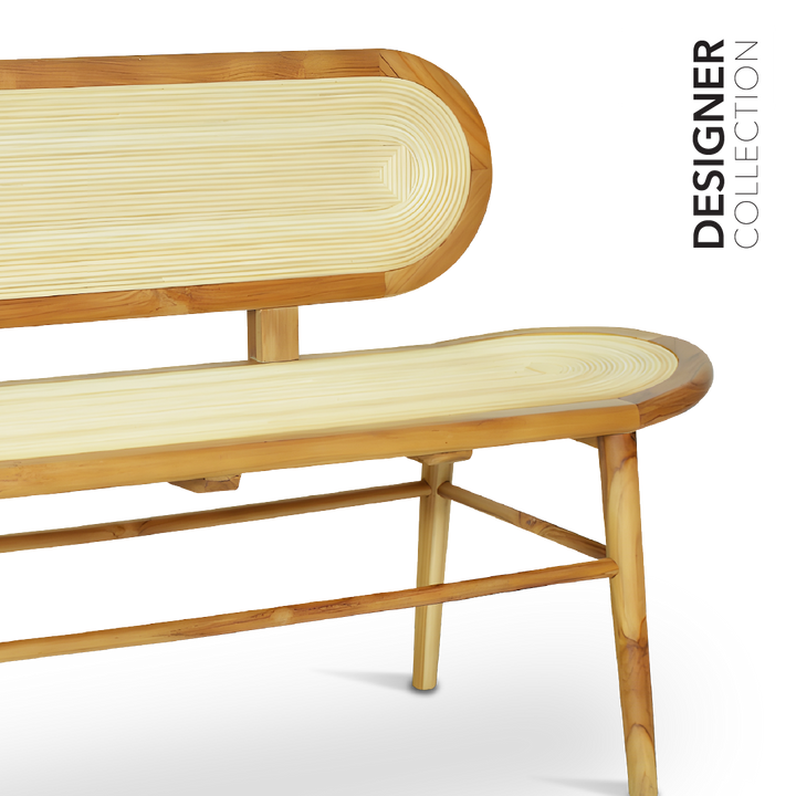 LULABY Bench Solid Natural Teak