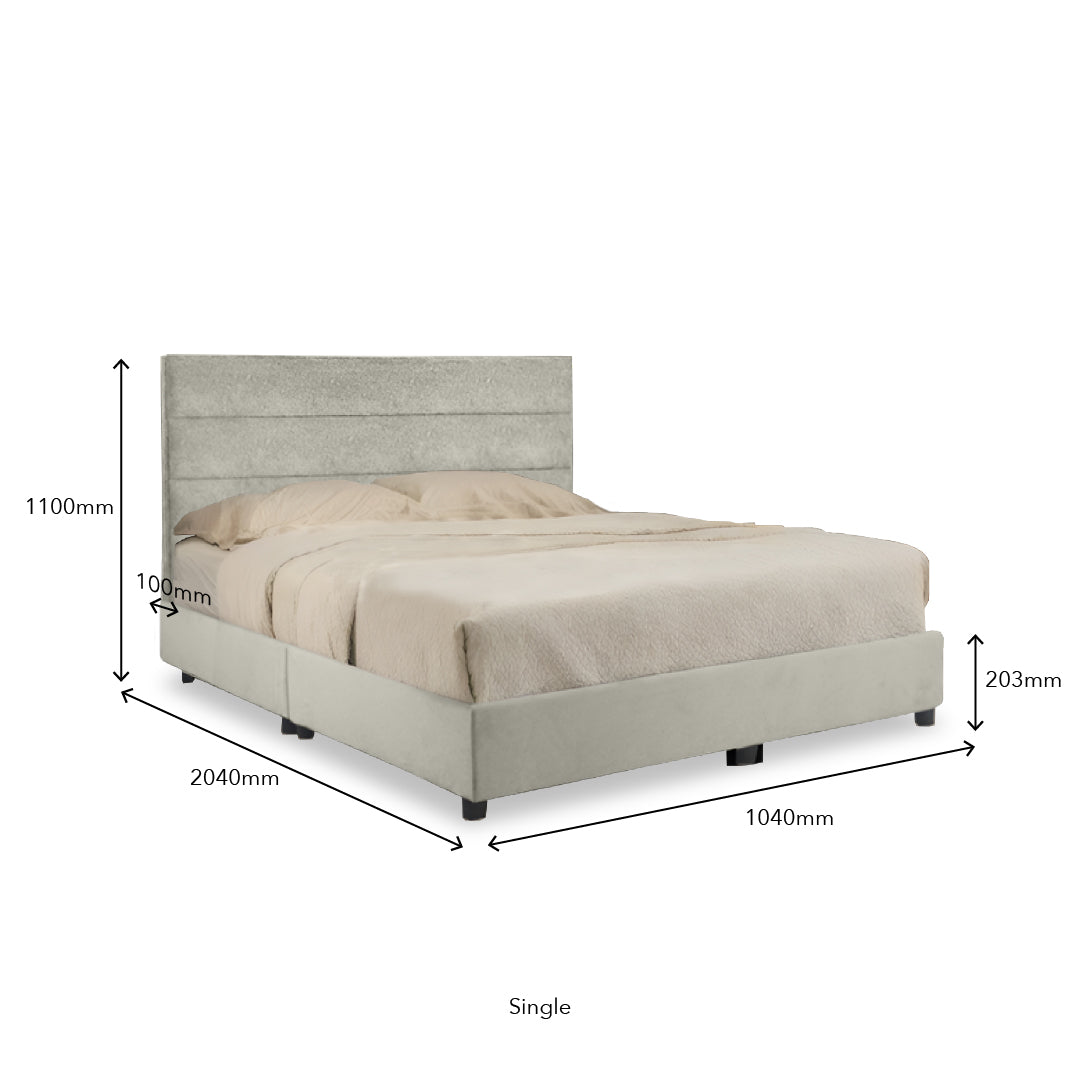 LUNA Bed Oyster