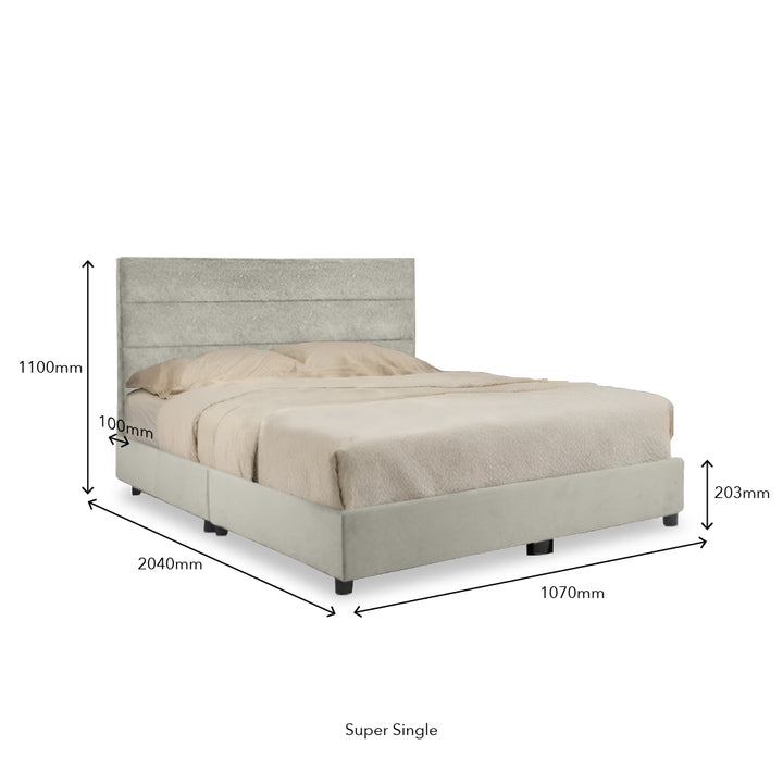 LUNA Bed Oyster