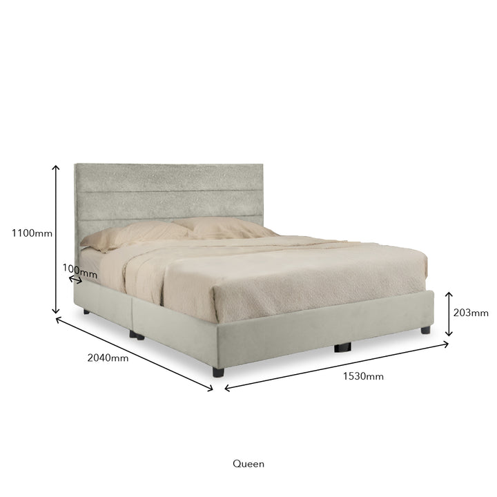 LUNA Bed Oyster