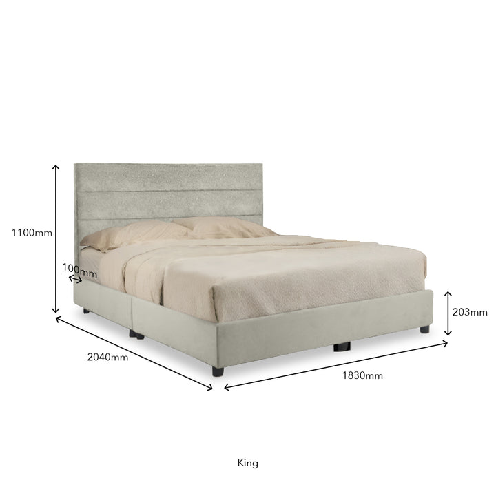 LUNA Bed Oyster