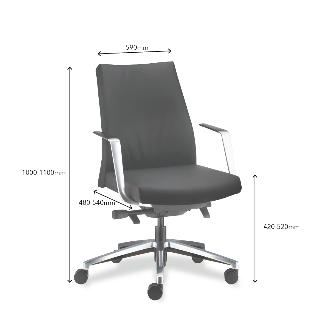 LUXTON Executive Low back Chair