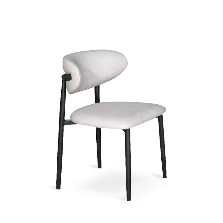 LADONIE Dining Chair Brown