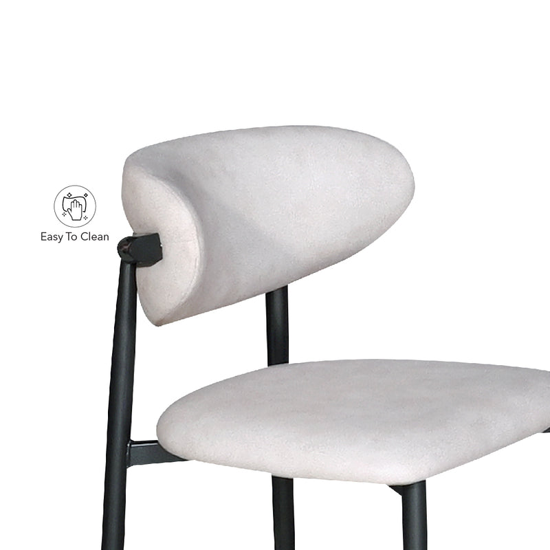 LADONIE Dining Chair Brown