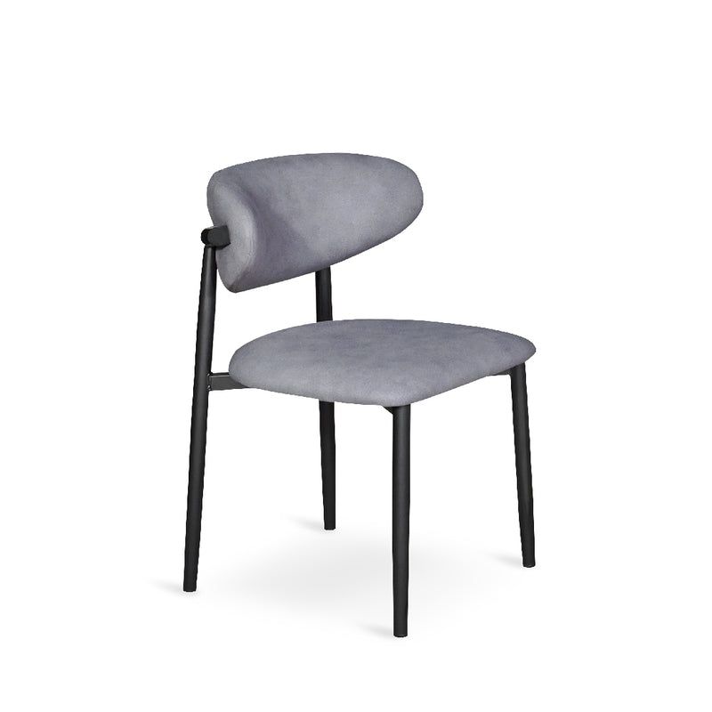 LADONIE Dining Chair Grey