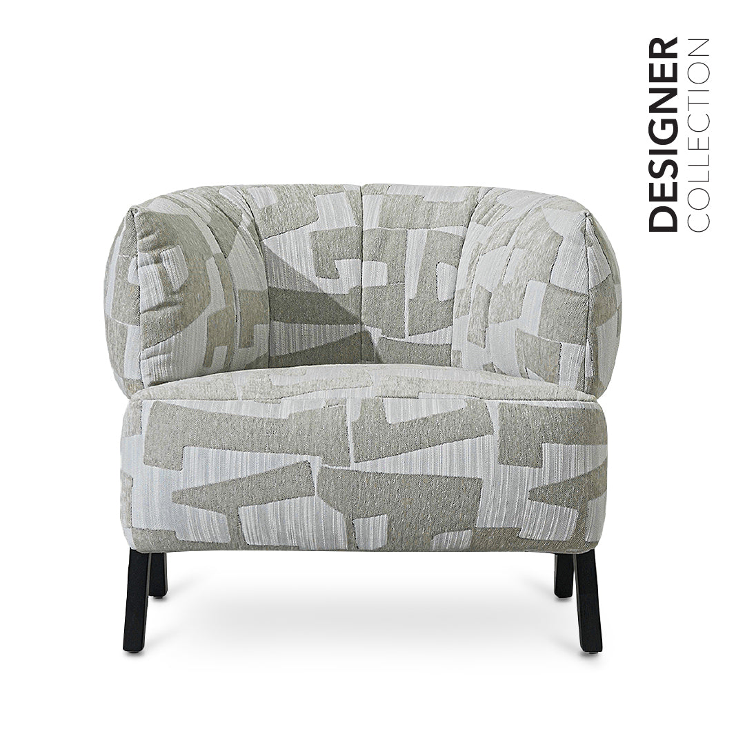 LEBANO Designer Grey Arm Chair