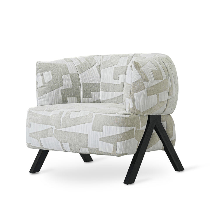 LEBANO Designer Grey Arm Chair