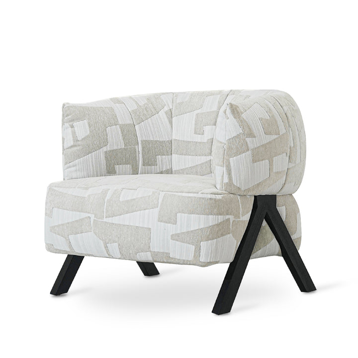LEBANO Designer Khaki Arm Chair