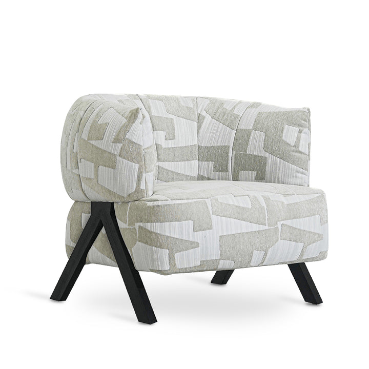 LEBANO Designer Grey Arm Chair