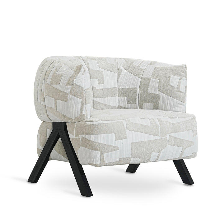 LEBANO Designer Khaki Arm Chair