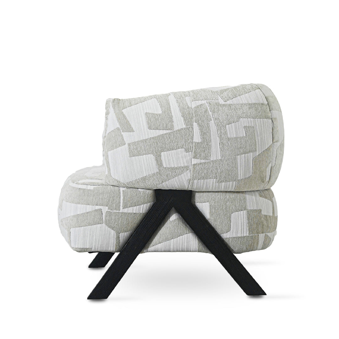 LEBANO Designer Grey Arm Chair
