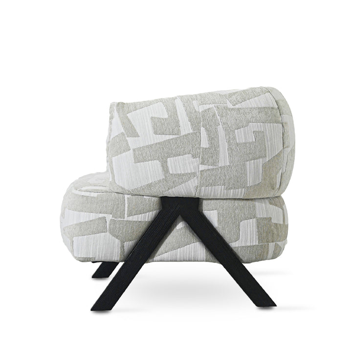 LEBANO Designer Grey Arm Chair