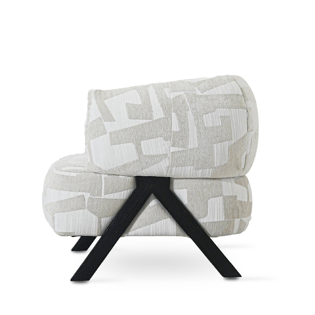 LEBANO Designer Khaki Arm Chair