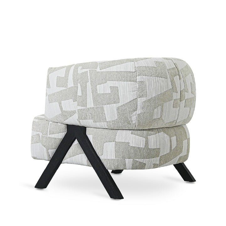 LEBANO Designer Grey Arm Chair