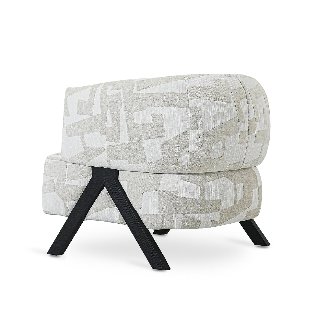 LEBANO Designer Khaki Arm Chair