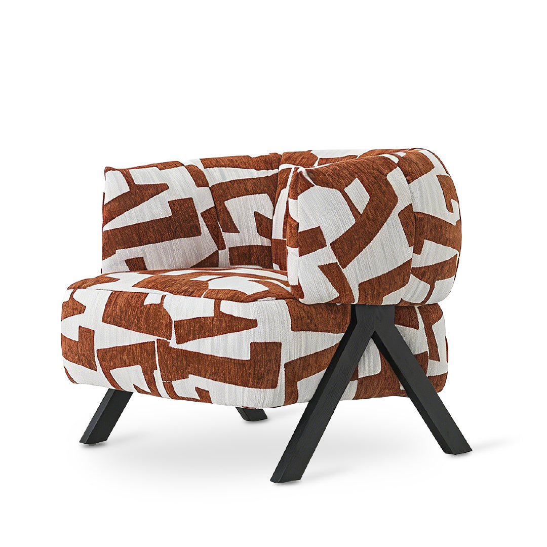 LEBANO Designer Red Arm Chair