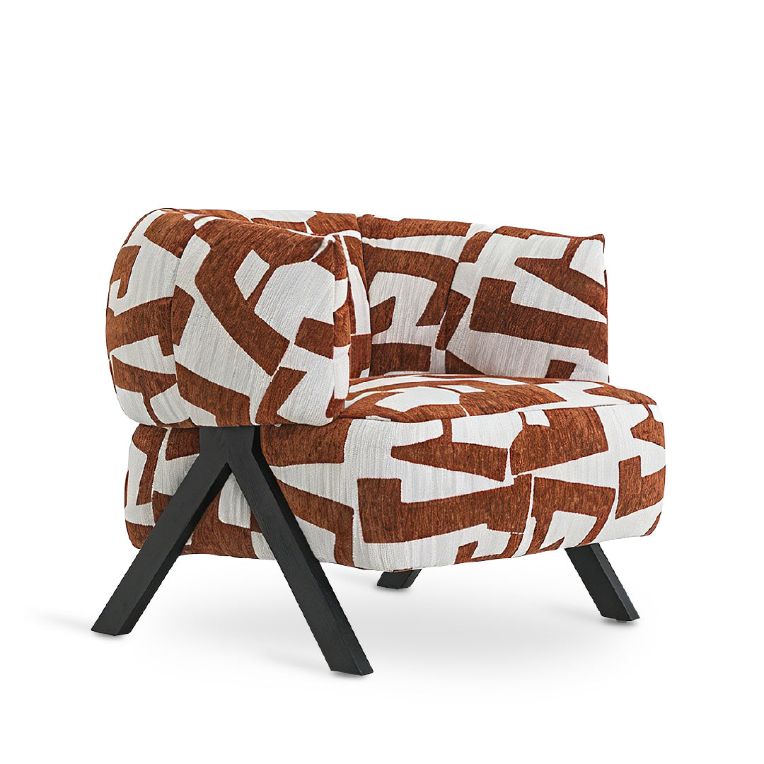 LEBANO Designer Red Arm Chair