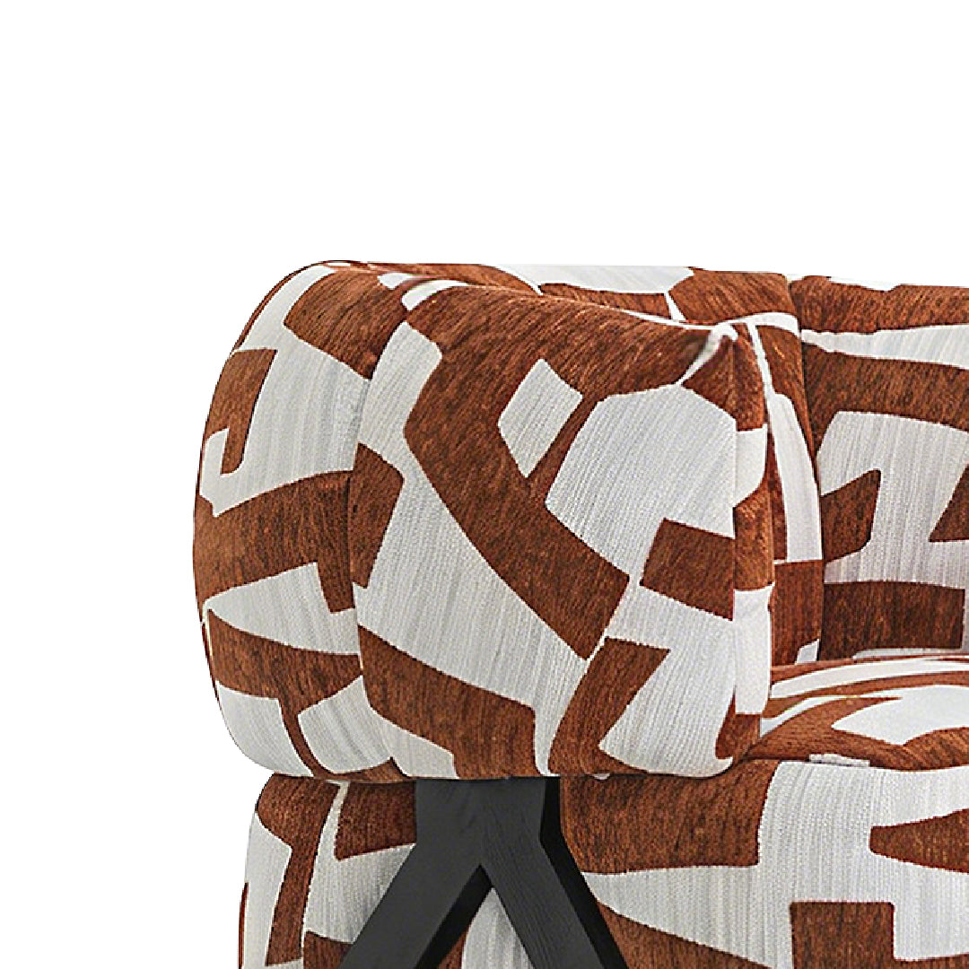 LEBANO Designer Red Arm Chair