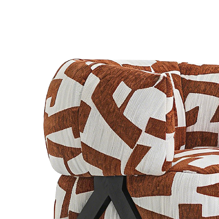 LEBANO Designer Red Arm Chair