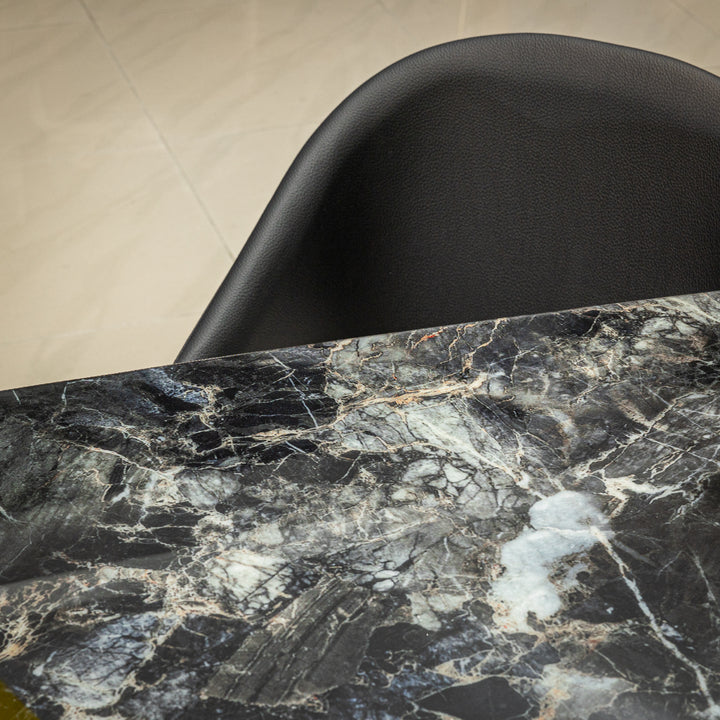 LEKHA Crystal Marble Dining Table