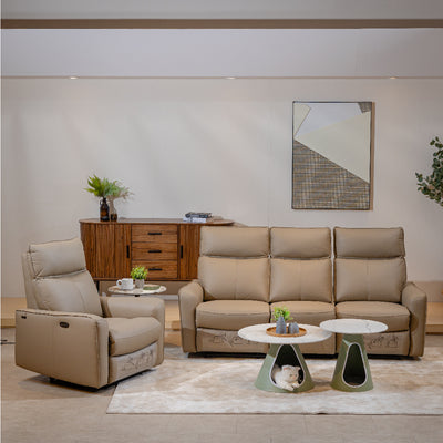 LIOR Manual Recliner Sofa Set