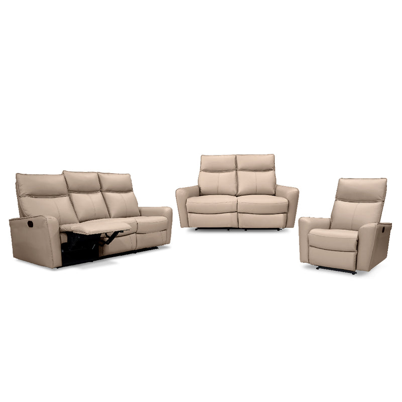 LIOR Manual Recliner Sofa Set