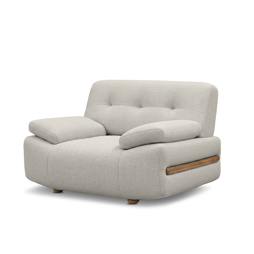 LONDRIS Arm 1 Seater Sofa Chateau Gray