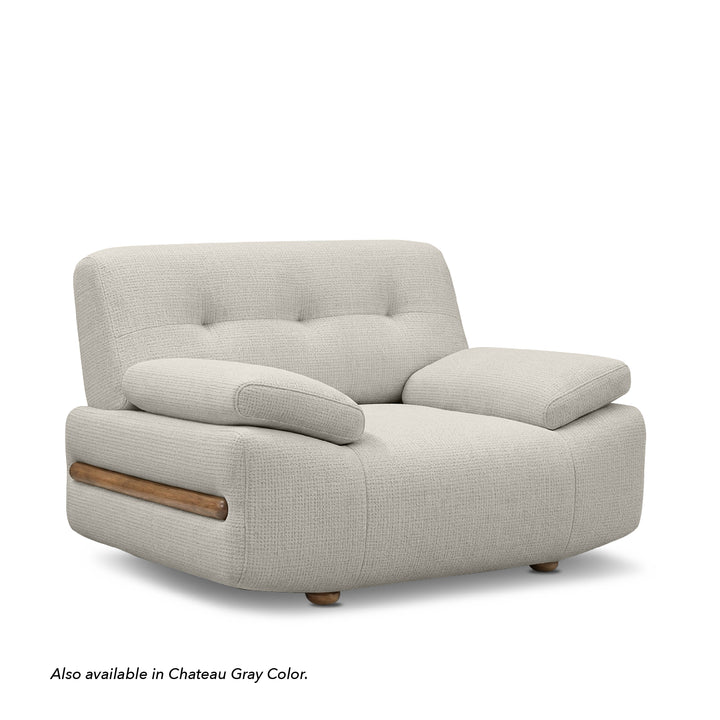 LONDRIS Arm 1 Seater Sofa Sand Dollar