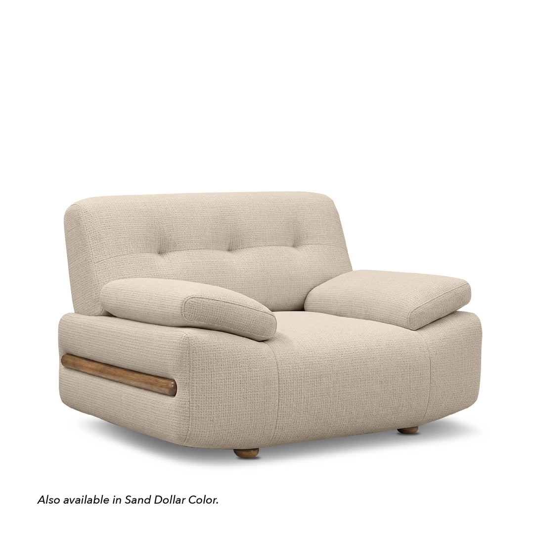LONDRIS Arm 1 Seater Sofa Chateau Gray