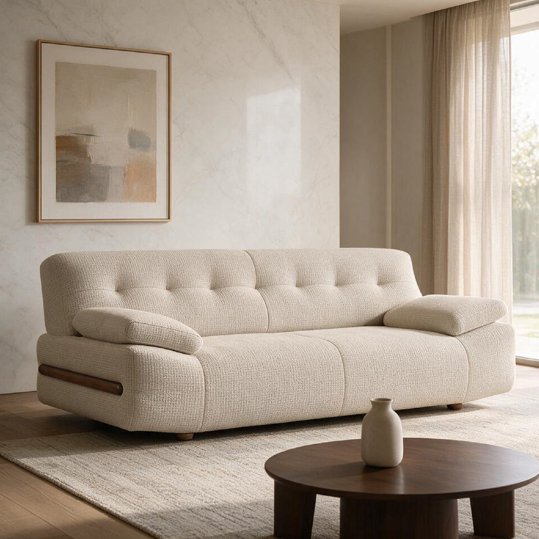 LONDRIS Arm 2 Seater Sofa Sand Dollar