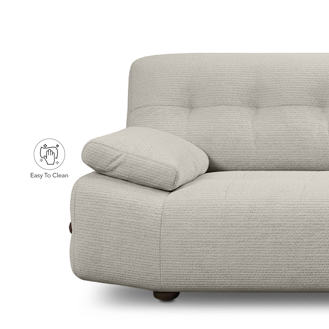 LONDRIS Arm 3 Seater Sofa Chateau Gray