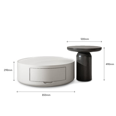 LOWENA Wood Coffee Table Set