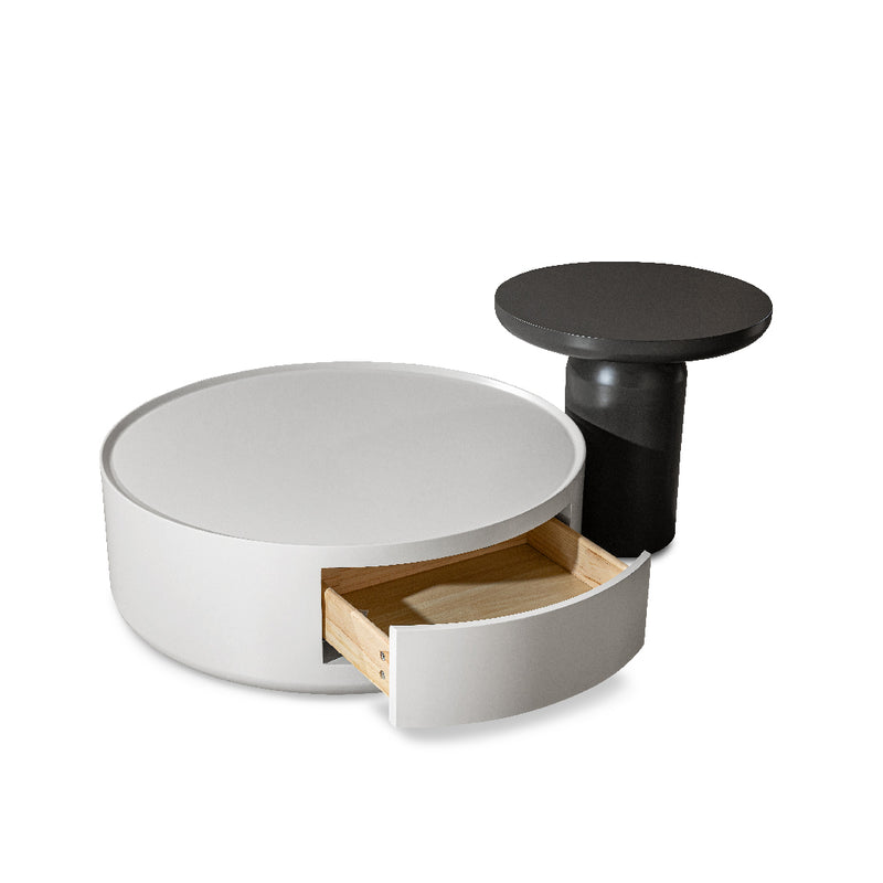 LOWENA Wood Coffee Table Set