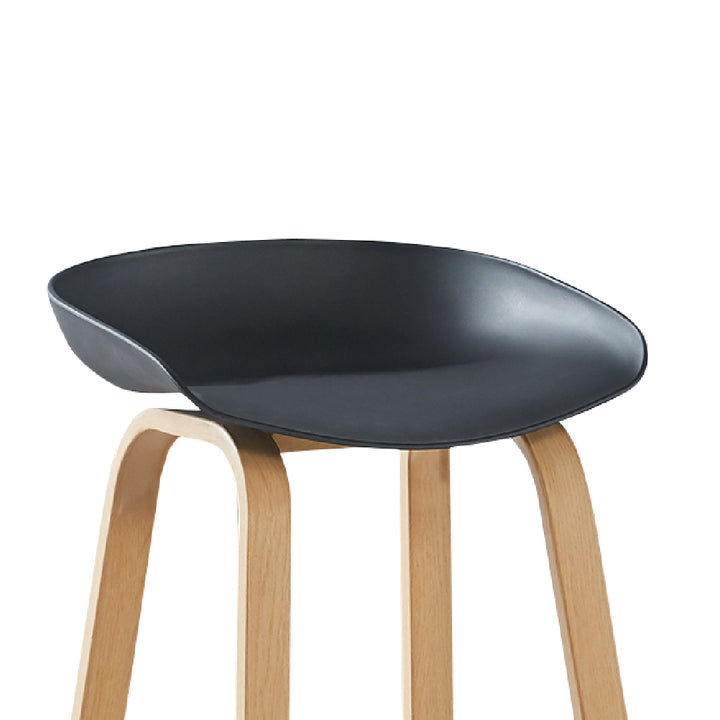 LUBNA Bar Stool Black