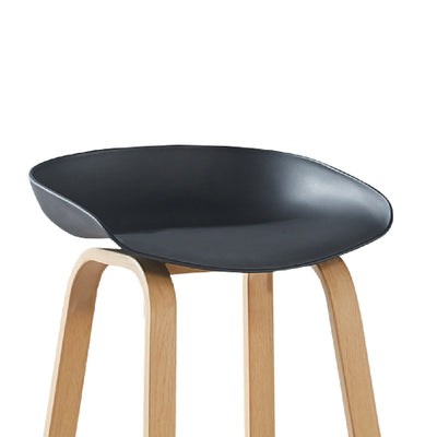 LUBNA Bar Stool Black