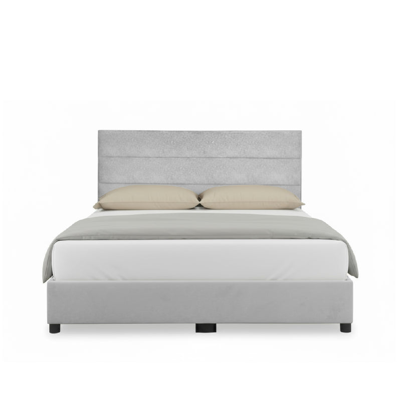 LUNA Bed Light Grey
